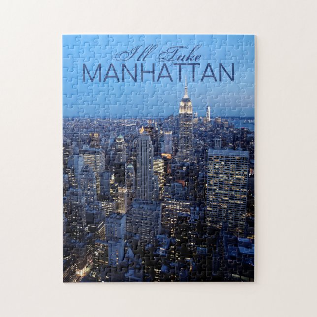 Puzzle Je prendrai Manhattan | New York (Vertical)