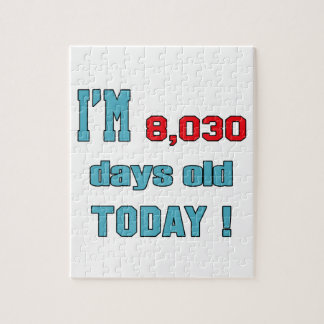 Puzzle Je suis de 8030 jours de aujourd'hui !