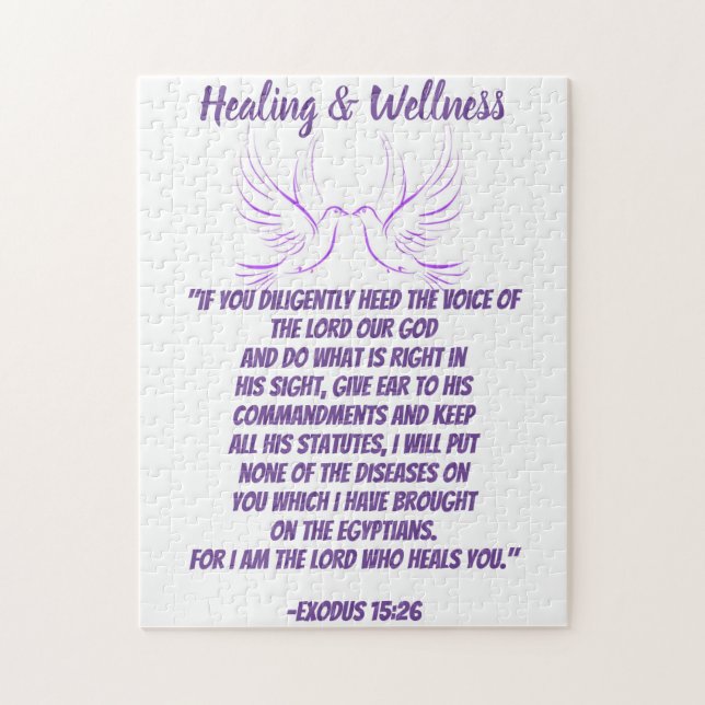 Puzzle Je suis le Seigneur qui vous guérit (Vertical)