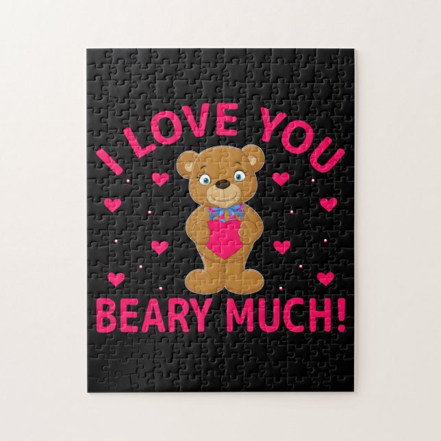 Puzzle Je T'Aime Faire Beaucoup De Teddy Bear (Vertical)