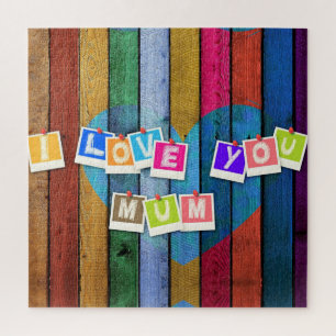 Puzzle Je t'aime maman - Coeur
