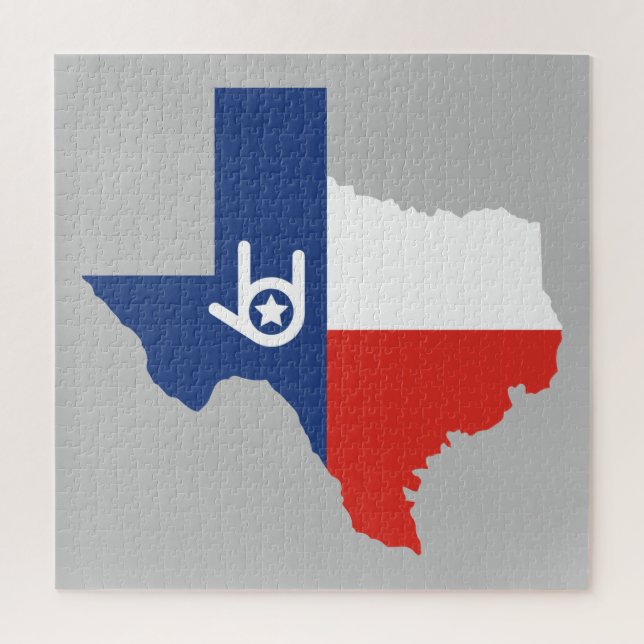 Puzzle Je T'Aime, Texas (Vertical)
