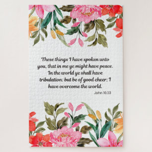 Puzzle Jean 16:33 - En Moi Vous Pourriez Avoir La Paix