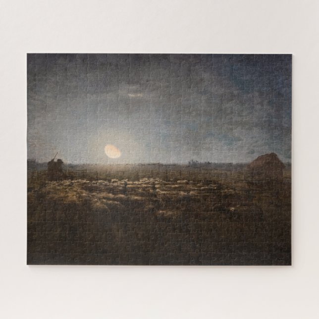 Puzzle Jean-Francois Millet - Plié, Lune 1872 (Horizontal)
