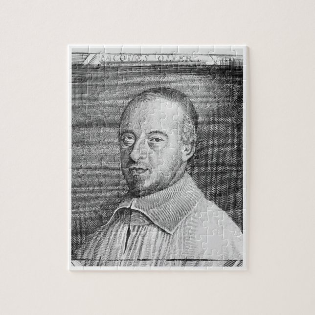 Puzzle Jean Jacques Olier (1608-57) (gravure) (phot de (Vertical)