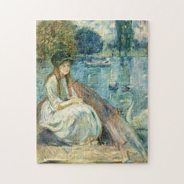 Puzzle Jeanne Fourmanoir Sur le Lac | Berthe Morisot (Vertical)