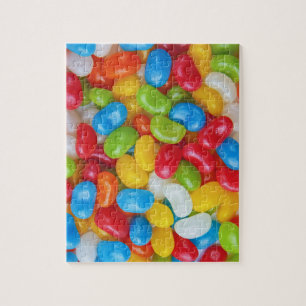 Puzzle Jelly Beans, Rainbow Coloured & Sweet Candy