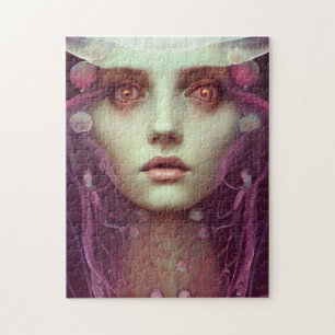 Puzzle Jellyfish Woman Fantasy