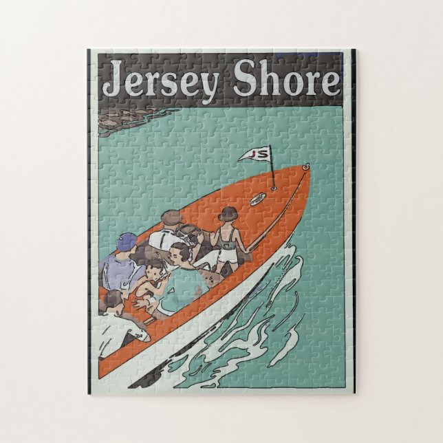 Puzzle Jersey Shore, Bateau, (Vertical)