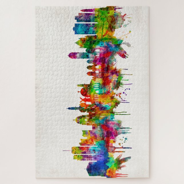 Puzzle Jérusalem Israel Skyline (Vertical)