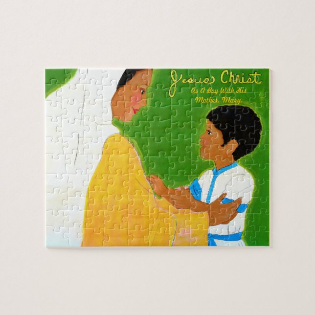 Puzzle Jésus avec sa mère (Horizontal)