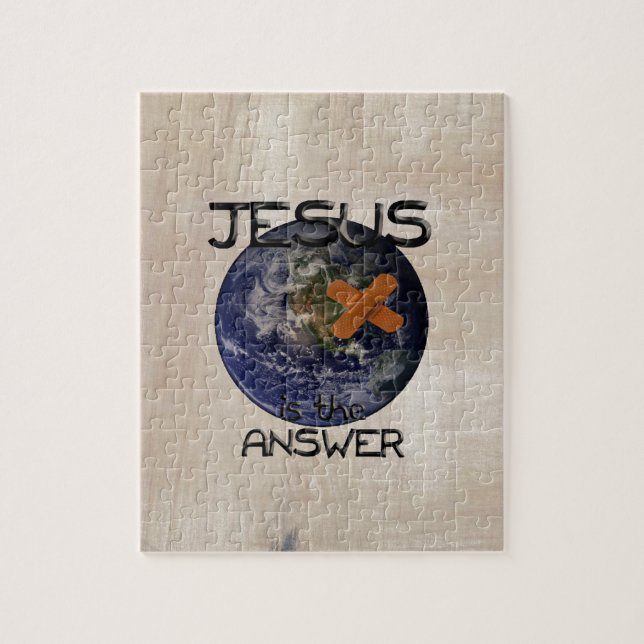 Puzzle Jésus chrétien est la réponse (Vertical)