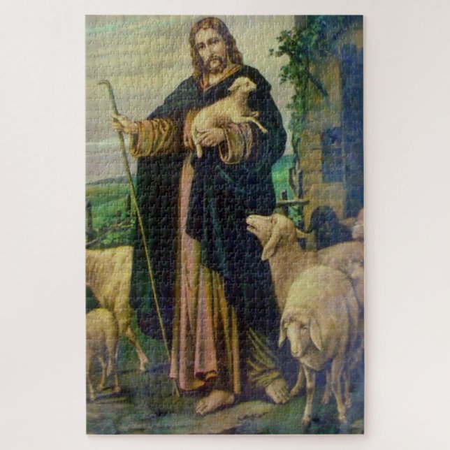 PUZZLE JÉSUS CHRIST LE BON SHÉPHERRE (Vertical)