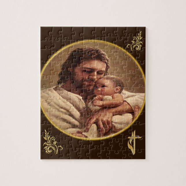 Puzzle Jésus et enfant (Vertical)
