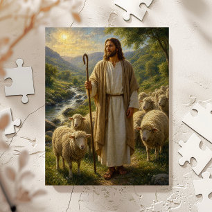 Puzzle Jésus le Bon Berger à Golden Valley