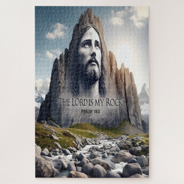 Puzzle Jésus le rocher des âges (Vertical)