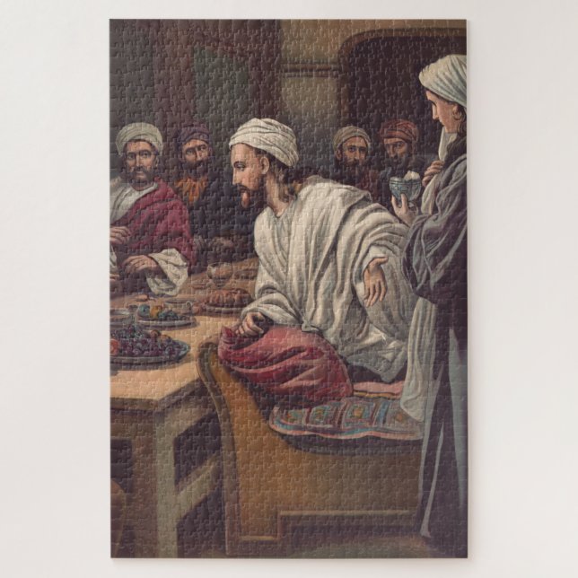Puzzle Jésus oint à Béthanie (Vertical)