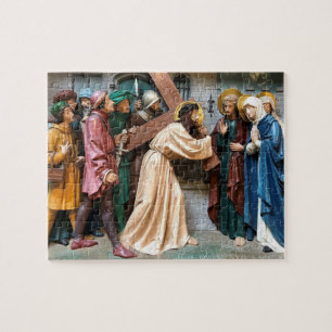 Puzzle Jésus portant la croix