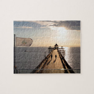 Puzzle Jetée au coucher du soleil - Clevedon, Somerset, R