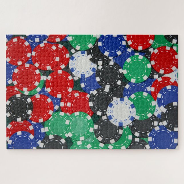 Puzzle jetons de poker (Horizontal)