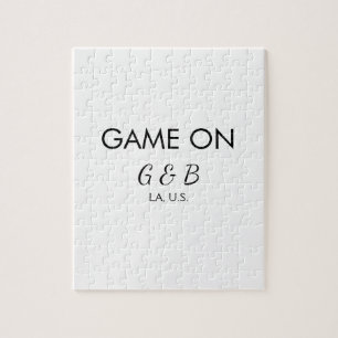 Puzzle Jeu ajouter nom du couple mariage lieu ville g