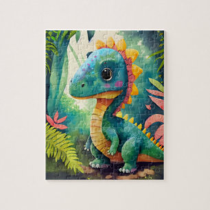 Puzzle Jeu amusant pour enfants Couleur mignonne Dinosaur