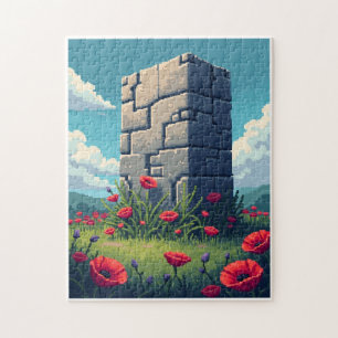 Puzzle Jeu d'activité de mosaïque à image cachée patrioti