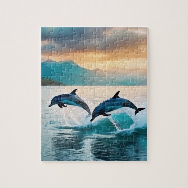 Puzzle Jeu de dauphins (Vertical)