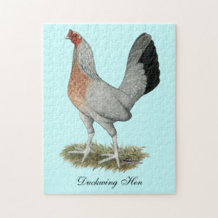 Puzzle Jeu de Duckwing Argent Hen