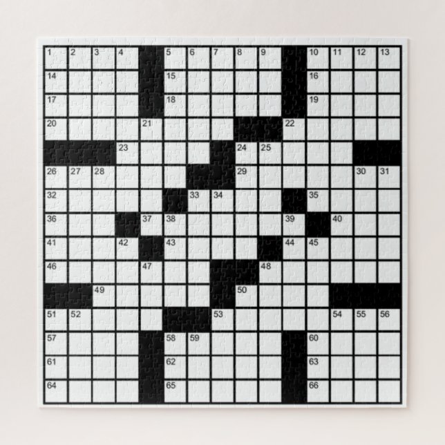 Puzzle Jeu de jeu de mots croisés noirs (Vertical)