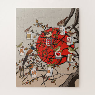 Puzzle Jeu de Mahjong Birds