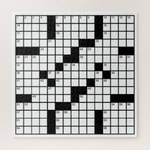Puzzle Jeu de mot de passe noir et blanc amusant