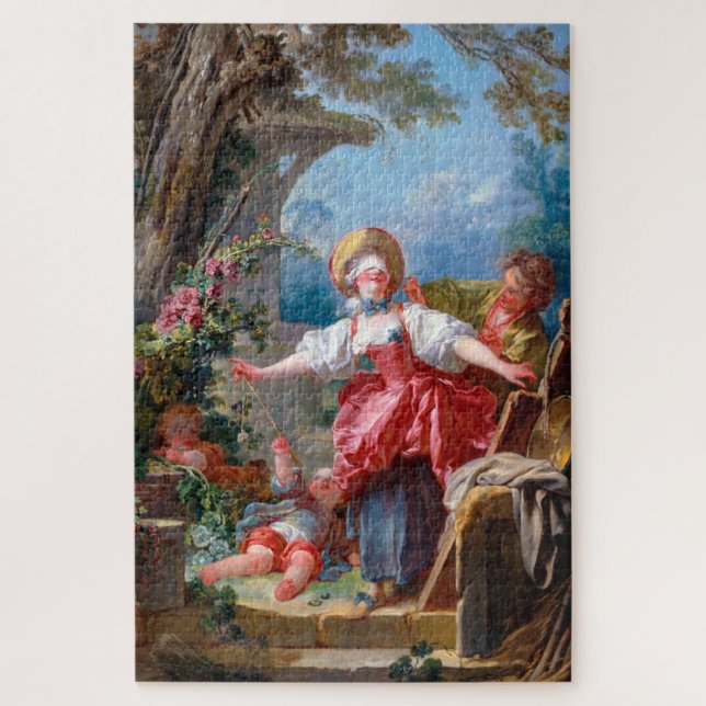 Puzzle Jeu de Tag, Fragonard (Vertical)