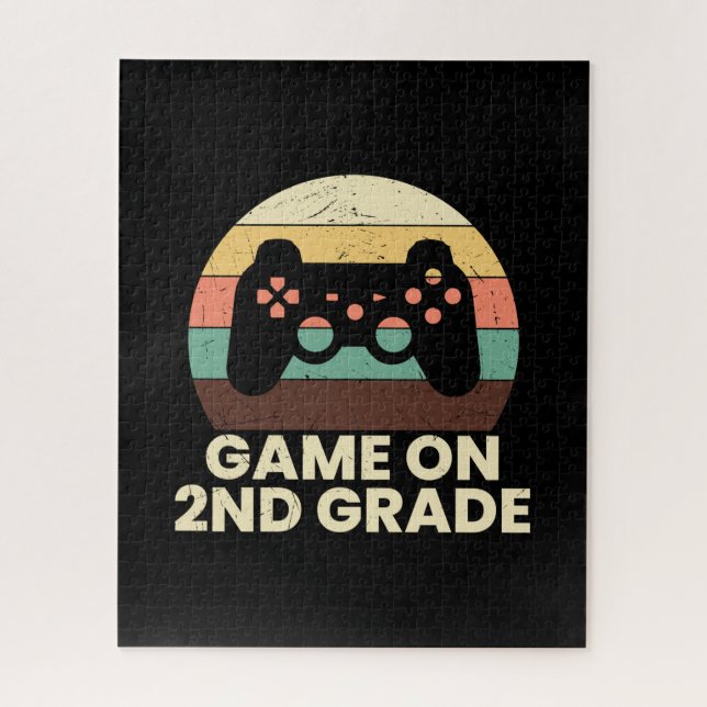 Puzzle Jeu d'enseignant de 2e année en 2e année (Vertical)