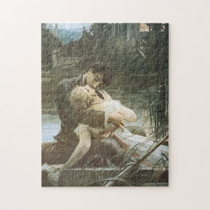 Puzzle Jeune couple en amour (Amour Embrasser avec les ba