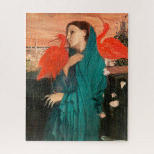 Puzzle Jeune femme avec Ibis par Edgar Degas