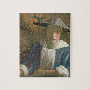 Puzzle Jeune fille avec une cannelure, c.1665-70