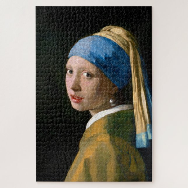 Puzzle Jeune fille avec une oreille perle, Johannes Verme (Vertical)