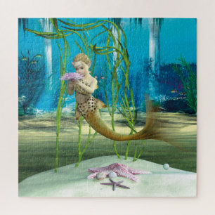 Puzzle Jeune sirène Fantastique sous-marine pour enfants