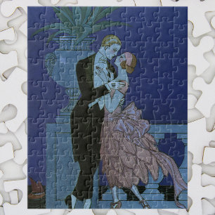 Puzzle Jeunes mariés vintage Art Déco, Oui de George Barb
