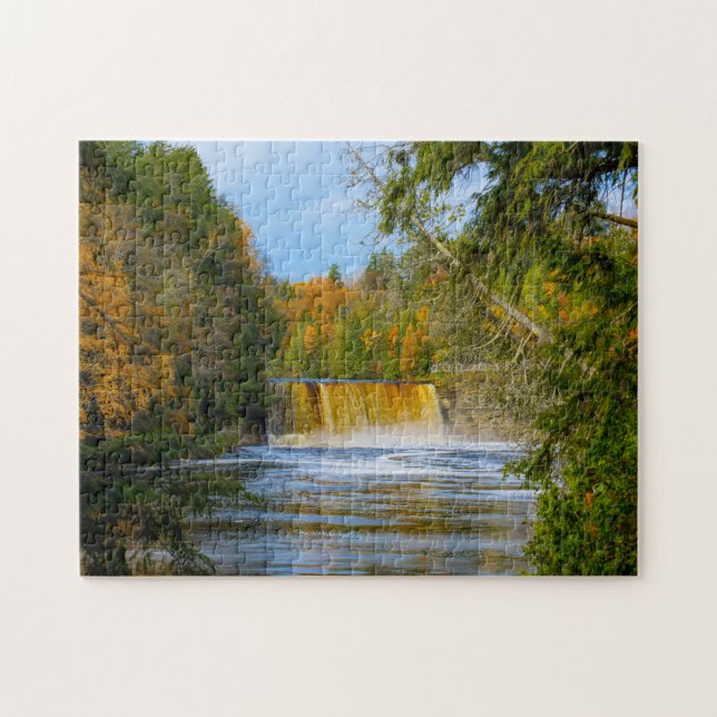 Puzzle Jigsaw de Tahquamenon tombe Michigan. (Horizontal)