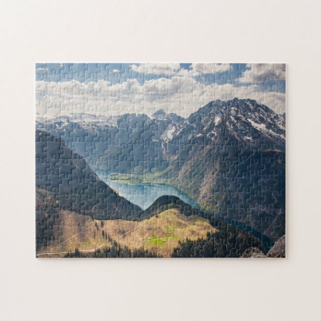 Puzzle Jigsaw königssee Berchtesgaden. (Horizontal)