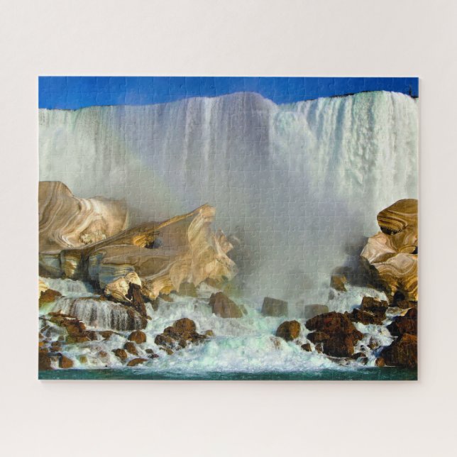 Puzzle Jigsaw Niagara Falls Buffalo New York. (Horizontal)