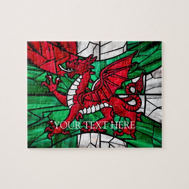 Puzzle Jigsaw Puzz, concepteur de dragons rouges gallois (Horizontal)