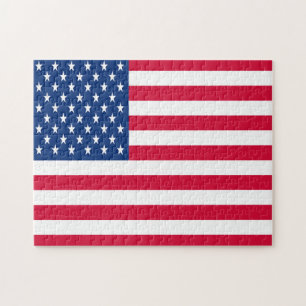 Puzzle Jigsaw Puzzle, Drapeau américain