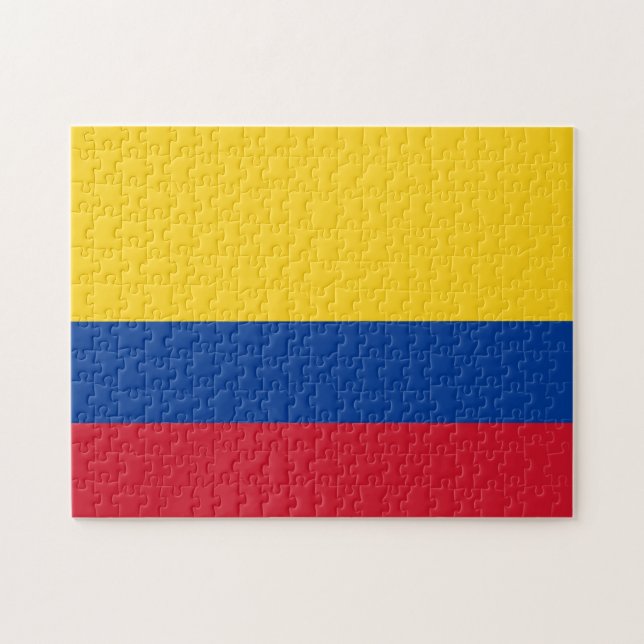 Puzzle Jigsaw Puzzle, drapeau de la Colombie (Horizontal)