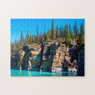 Puzzle Jigsaws Athabasca River Jasper Canada.