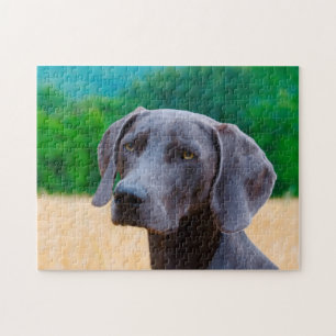 Puzzle Jigsaws de Chien Weimaraner.