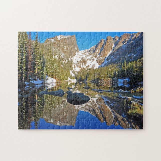 Puzzle Jigsaws Dream Lake Colorado USA. (Horizontal)