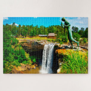 Puzzle Jigsaws Noccaulula Falls Alabama.